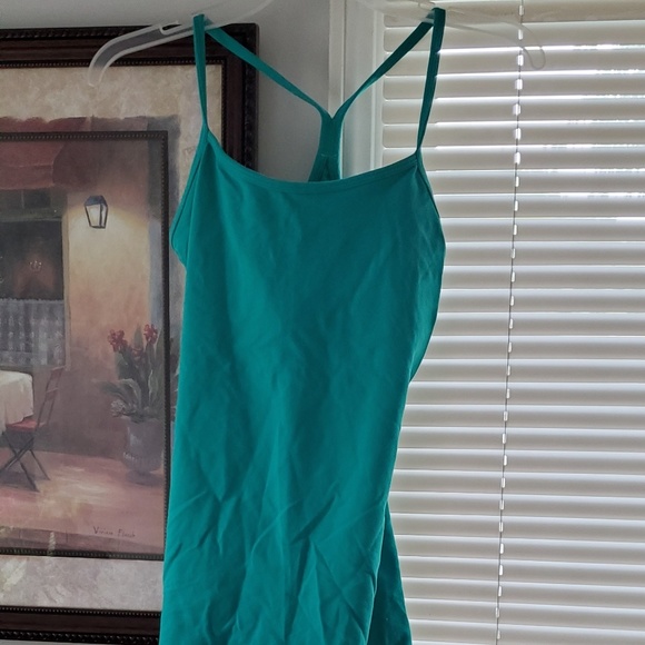 Bright blue power y tank top - Picture 2 of 2